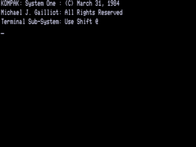 Screen shot